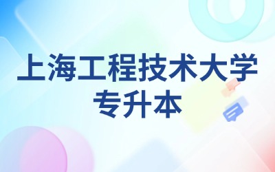 上海工程技術大學統招專升本